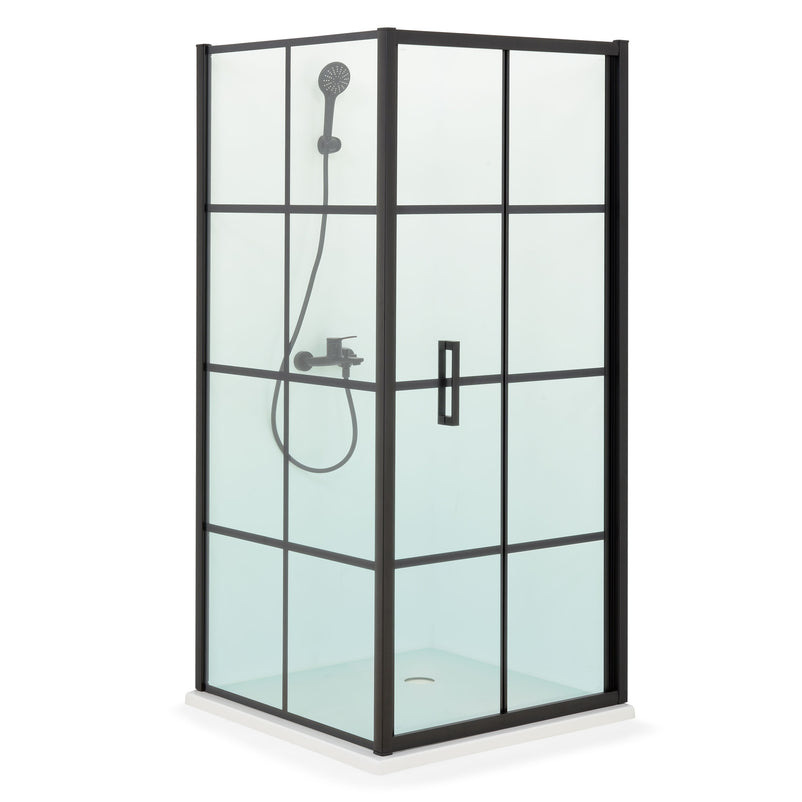 SUNRISE Sistem dus, 90x90cm, sticla