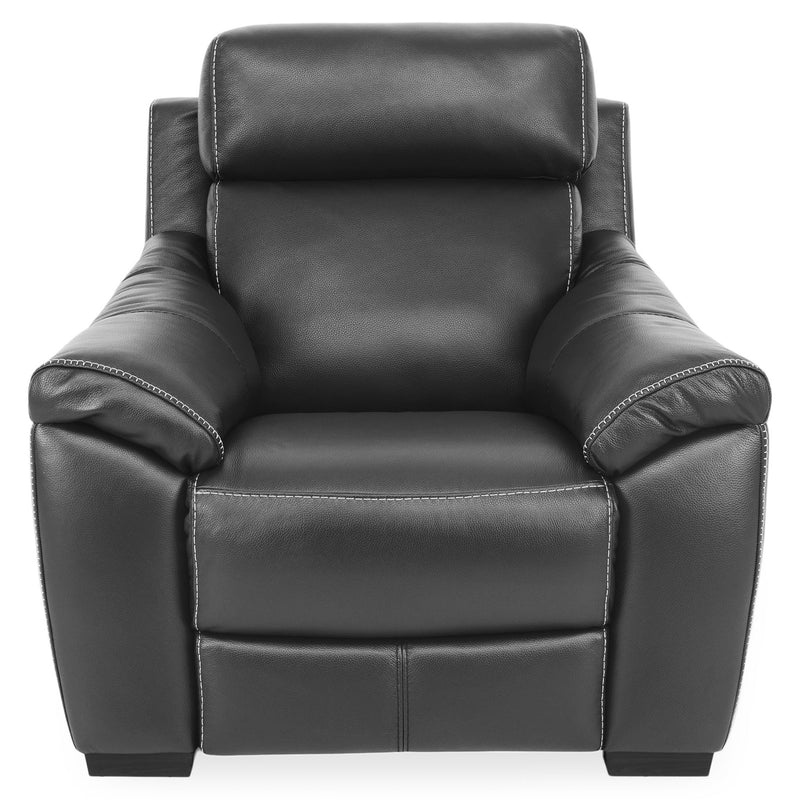 THOMSON Fotoliu cu recliner electric și mecanism tetieră, piele