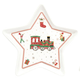 POLAR EXPRESS Platou servire, porțelan, D.19,5cm
