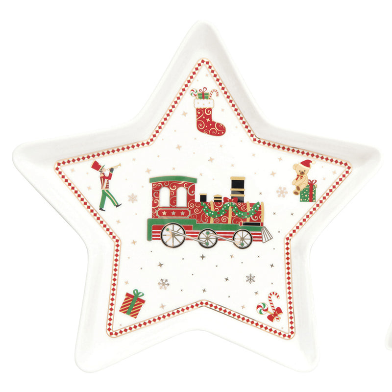 POLAR EXPRESS Platou servire, porțelan, D.19,5cm