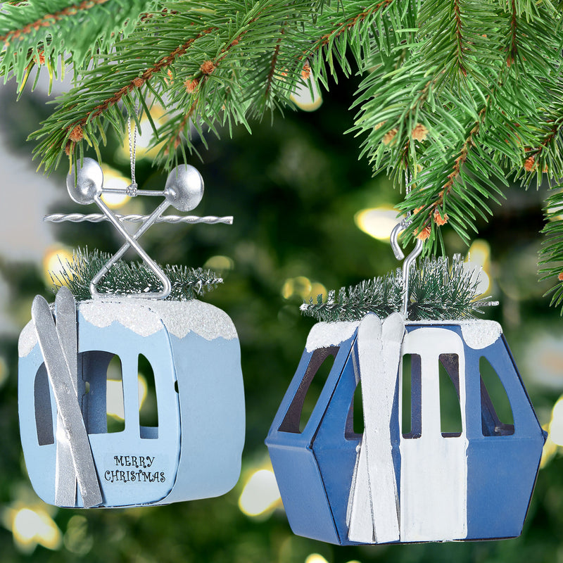 CABLE CAR Set 2 decorațiuni