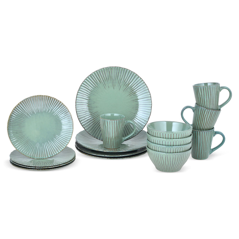 SUNRISE Set veselă, ceramică, 16 piese