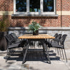 AMBASSADOR/BARISTA Set mobilier terasă/grădină, 6 scaune și masă