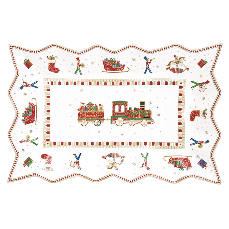 POLAR EXPRESS Platou servire, porțelan
