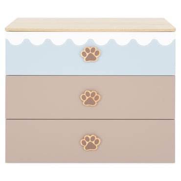 TEDDY Comodă copii, 3 sertare