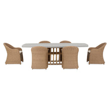 STAVANGER/TOBAGO Set mobilier terasă/grădină, 6 scaune și masă