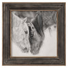 CUSTOM BLACK AND WHITE HORSES Tablou