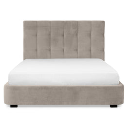 WAVES Pat tapițat, 160x200cm, somieră rabatabilă și ladă depozitare incluse