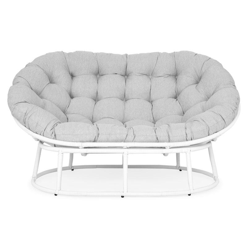 PAPASANS Set mobilier terasă/grădină, 2 fotolii, canapea și măsuță