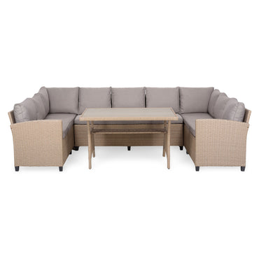 BAXTER Set mobilier terasă/grădină, colțar și masă