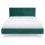 verde inchis / adelyne-alb