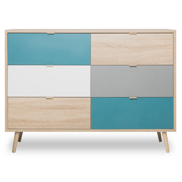 KULTUR Comodă 6 sertare