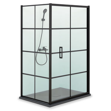 SUNRISE Sistem duș, 90x120 cm, sticlă