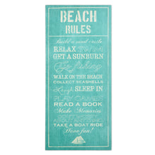 BEACH RULES Tablou canvas