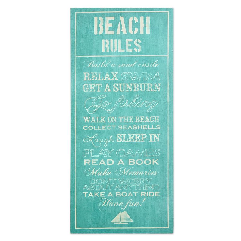 BEACH RULES Tablou canvas