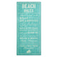 BEACH RULES Tablou canvas