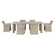 FLORIDA Set mobilier terasă/grădină, 6 scaune și masă