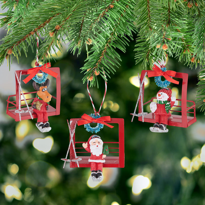 SKI HOLIDAY Set 3 decorațiuni