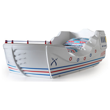 BOAT Pat copii, 90x190cm, somieră inclusă