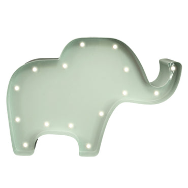 ELEPHANT Decor luminos din metal pentru copii