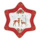 CHRISTMAS MELODY Platou servire, porțelan, D.22.5cm
