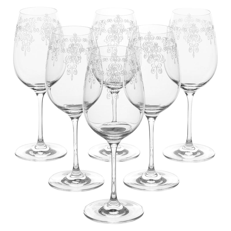 CHESTER Set 6 pahare vin roșu, sticlă, 450ml