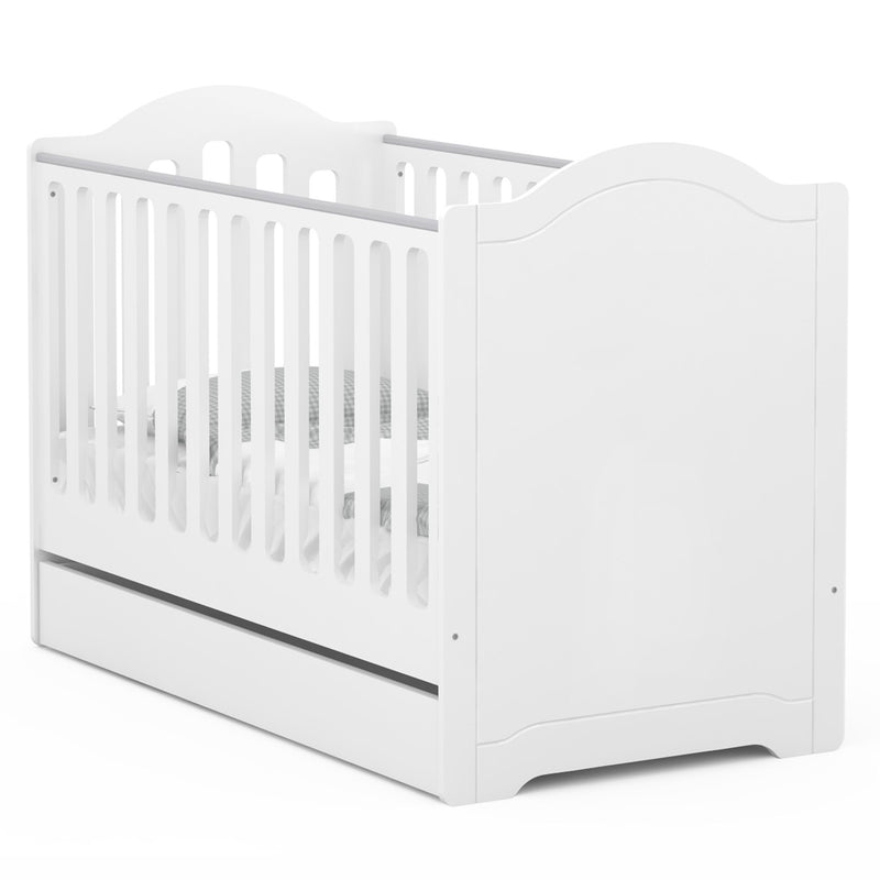 ROYAL WHITE Pat bebe 70x140cm, kit junior și somieră incluse