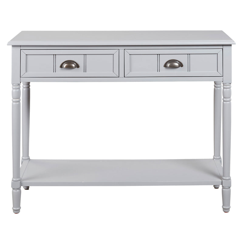 GOVERTON Consolă 2 sertare