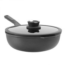 LEO Cratiță wok cu capac, D.28cm