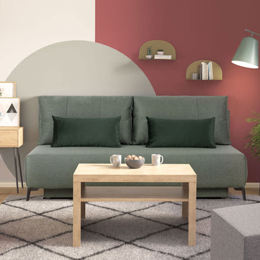 BEV Canapea extensibilă, 3 locuri, stofă