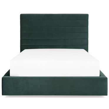 ORIZONT Pat tapițat, 140x190cm, somieră inclusă