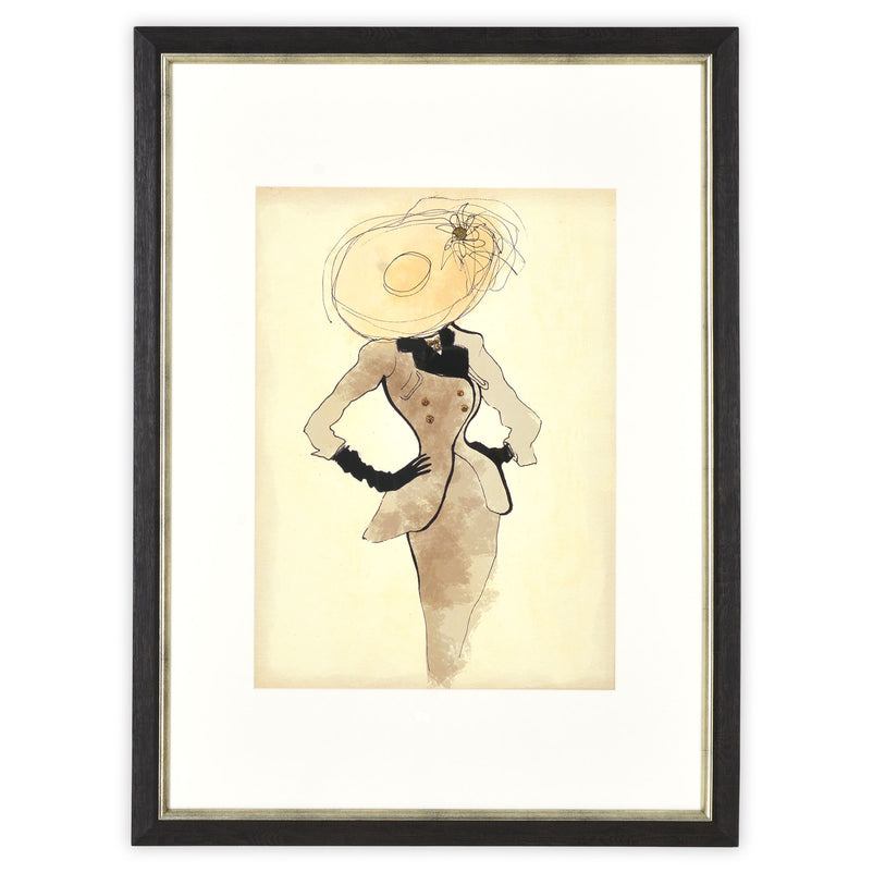 GOLD PEARLS GIRL II Poster înrămat