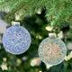 SPARKLE Set 6 globuri din sticlă
