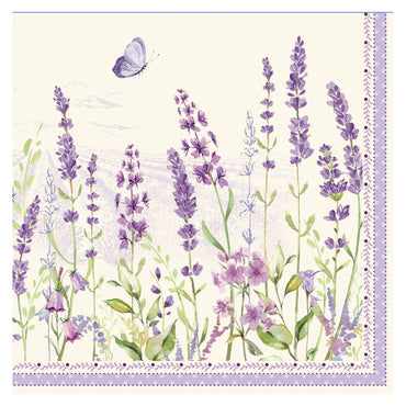 LAVENDER FIELD Set 20 șervețele masă