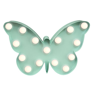 BUTTERFLY Decor luminos din metal pentru copii