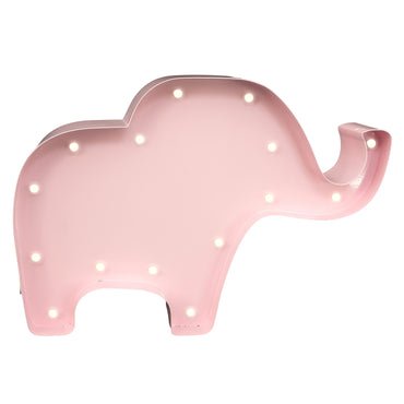 ELEPHANT Decor luminos din metal pentru copii