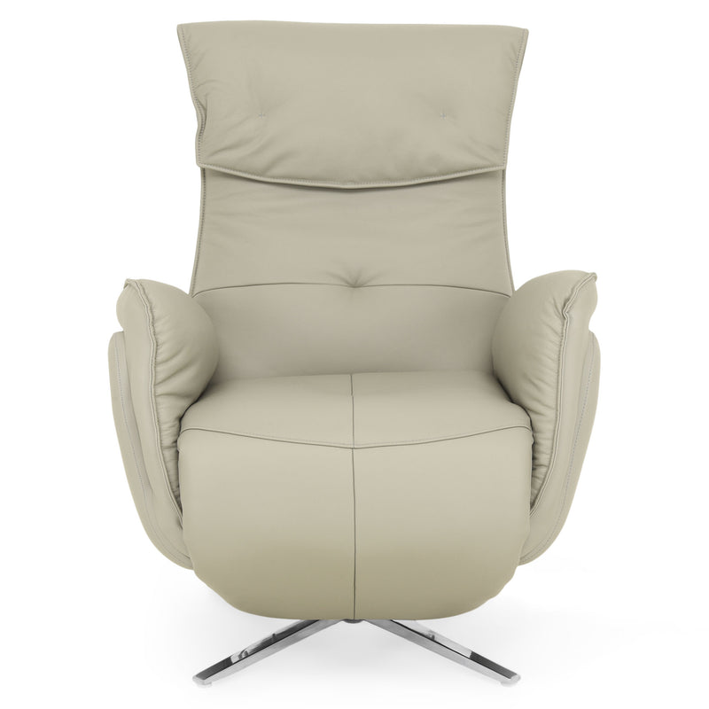 ALDWIN Fotoliu cu recliner electric, piele