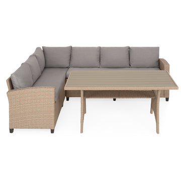 BAXTER Set mobilier terasă/grădină, colțar și masă de la Mobexpert