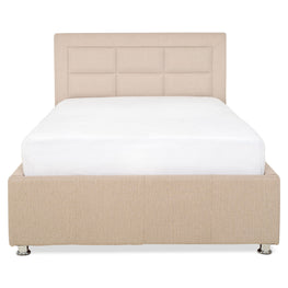 PIANA Pat tapitat, somieră rabatabilă și ladă depozitare incluse