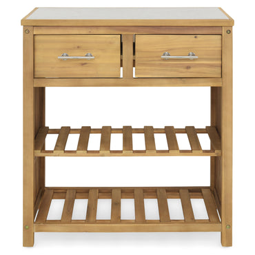 CHESTER Comodă 2 sertare și polițe exterior