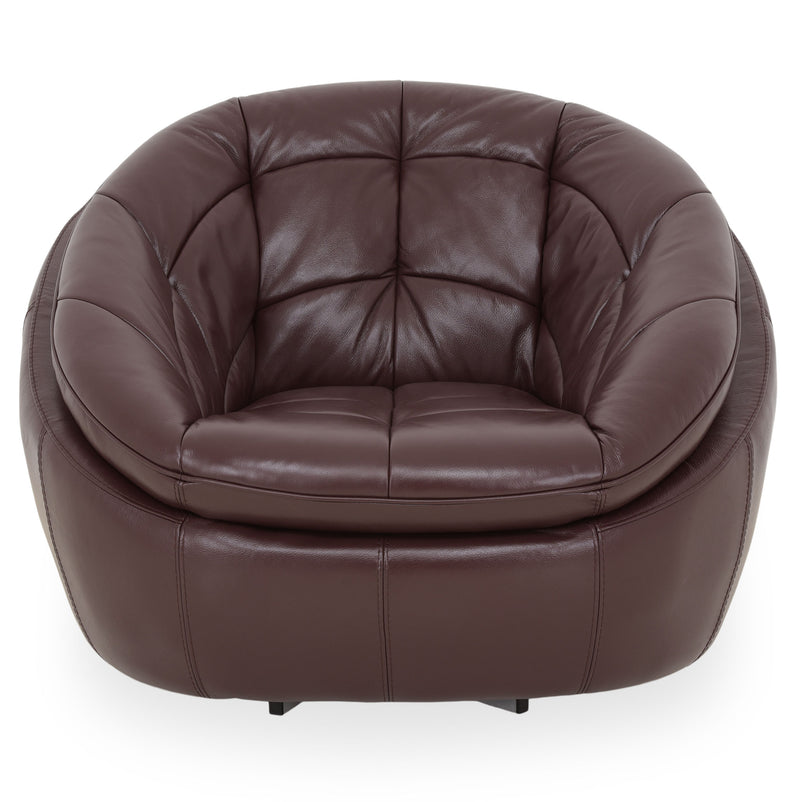 CHICAGO Fotoliu rotativ, piele