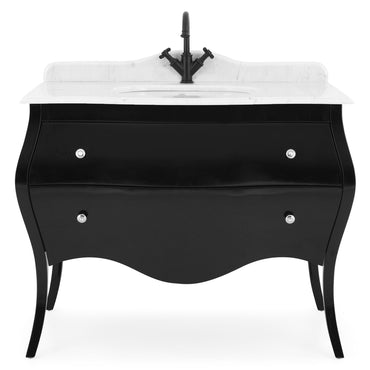 PRESTIGE Set mobilier baie, mască lavoar 2 sertare, lavoar ceramic