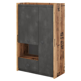 MAXIM Cabinet copii, 2 uși, 1 sertar