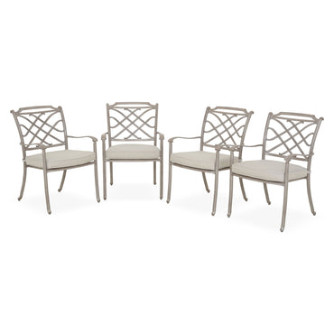 SYDNEY Set mobilier terasă/grădină, 4 scaune dining