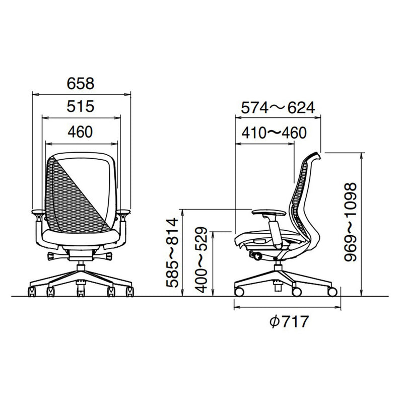 SYLPHY Scaun ergonomic birou