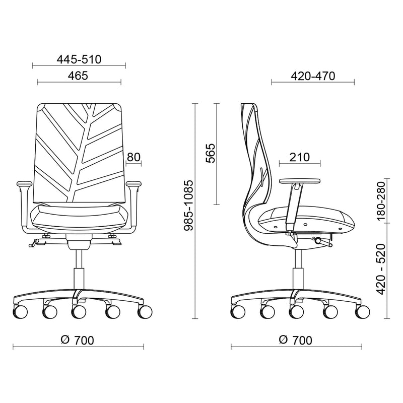 LEAF Scaun ergonomic birou