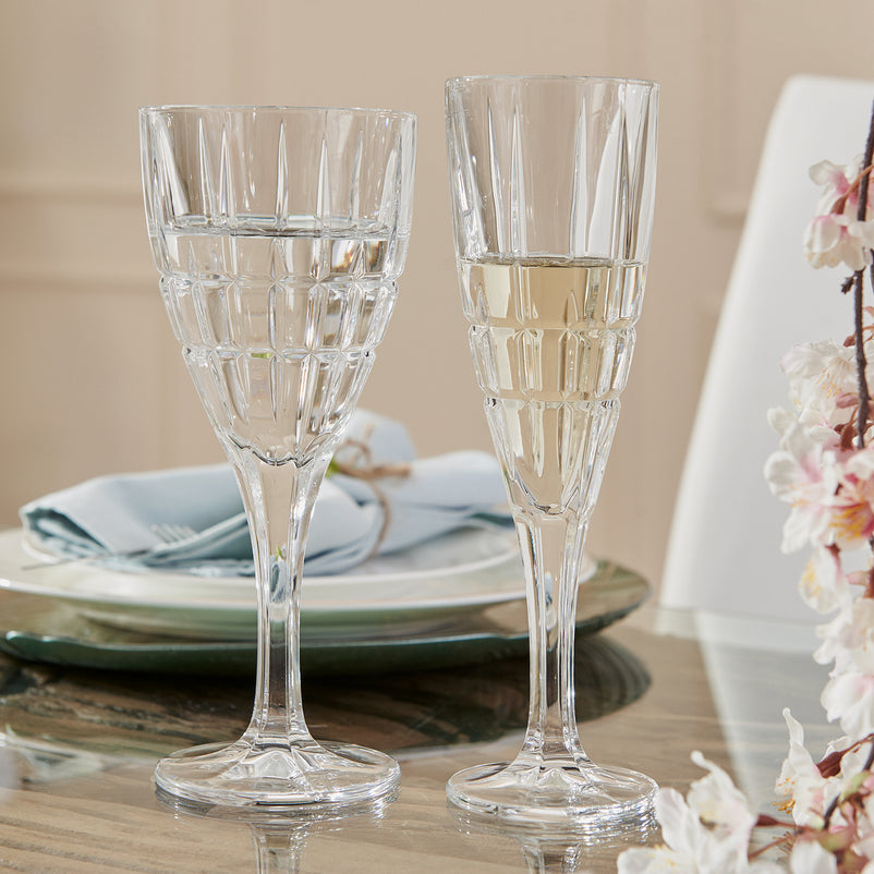 DOVER Set 6 pahare șampanie, 180ml