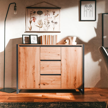 DOVER Comodă 2 uși, 3 sertare