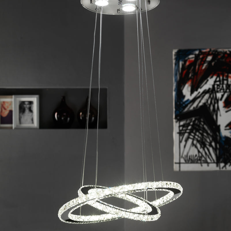 SATURNO Pendul 3x3W GU10+LED 22W LED