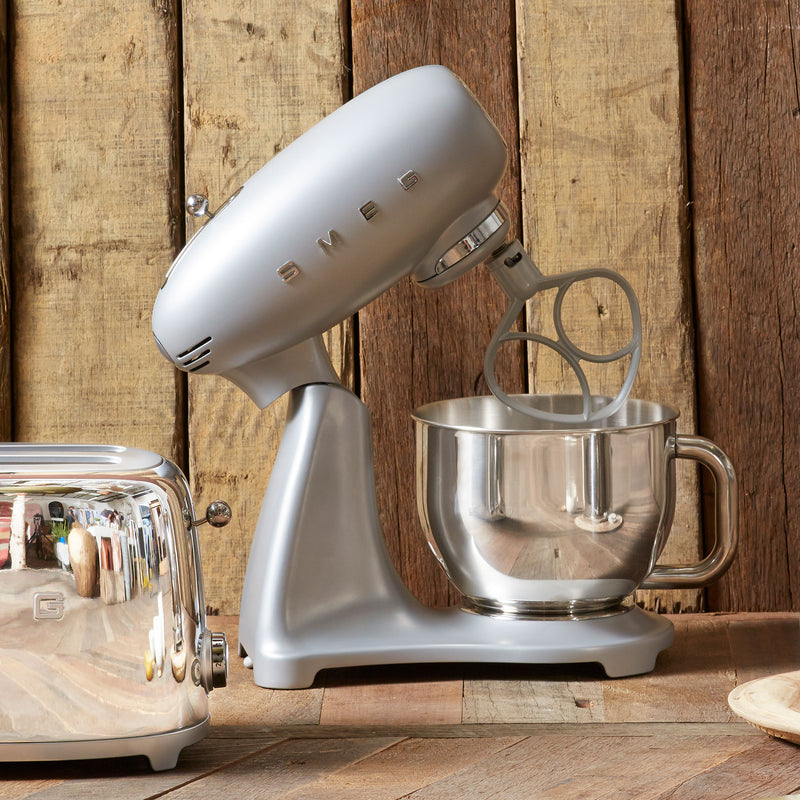 SMEG Mixer bucătărie cu bol 4.8L, tel, malaxor, paletă